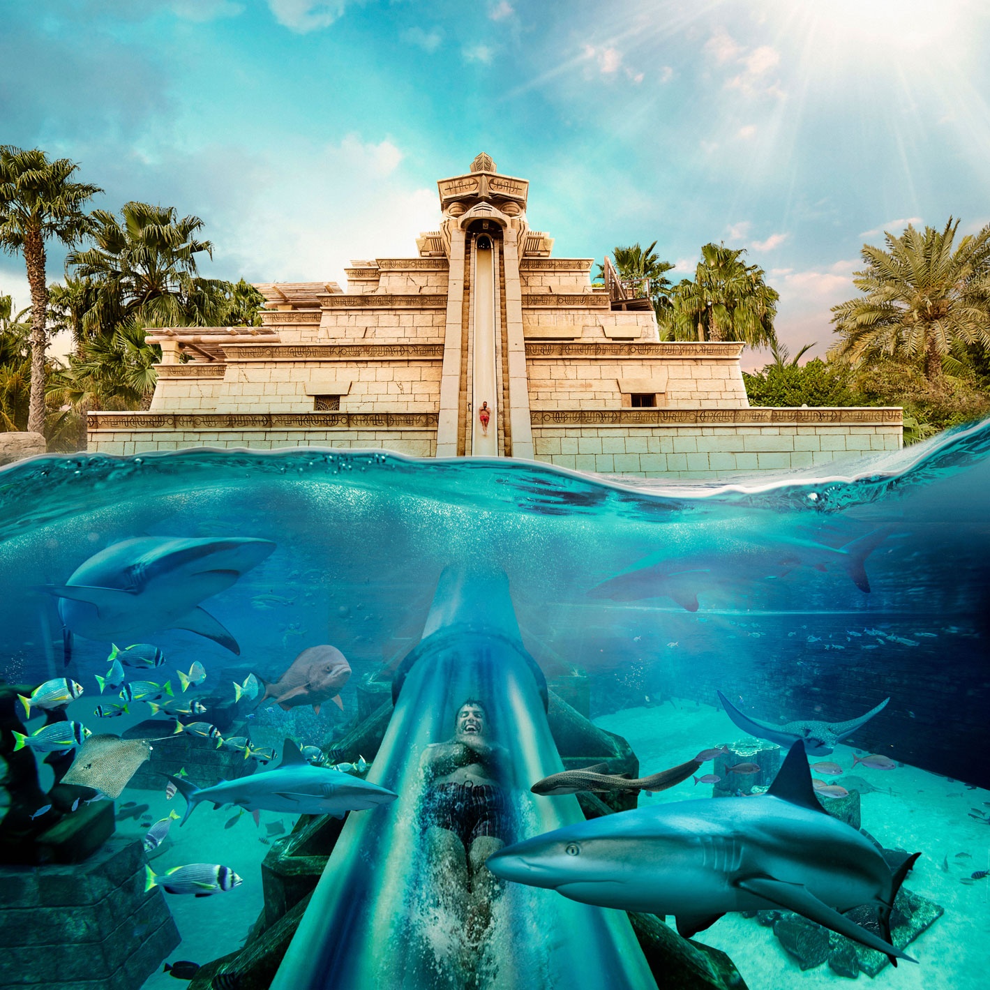 can you visit atlantis dubai for the day