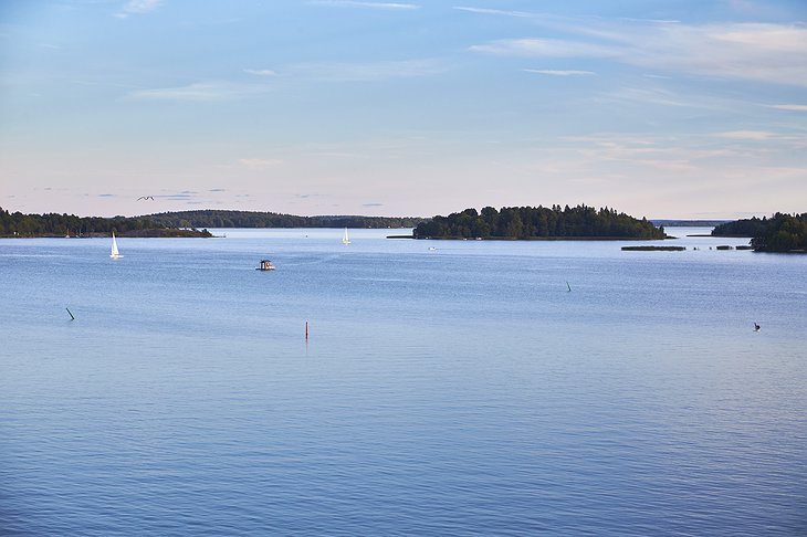 Floating House in Vasteras Bay, Sweden
