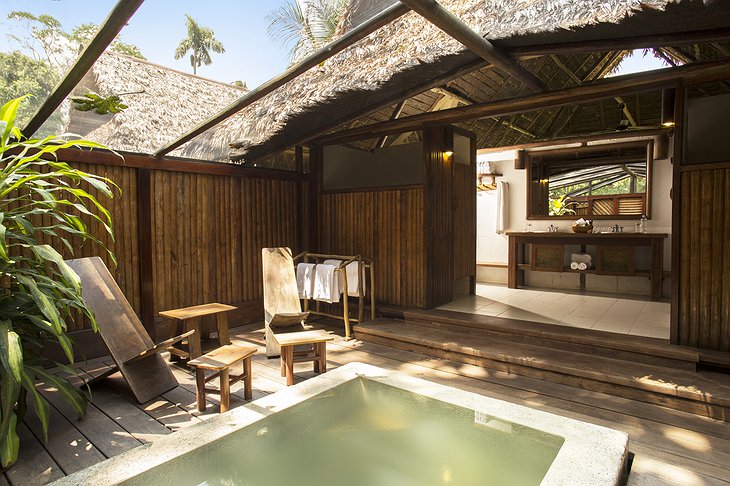 Inkaterra Reserva Amazonica Lodge Open Bathroom