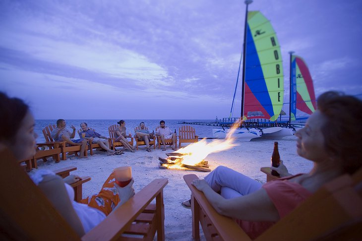 St. George's Caye Resort Bonfire