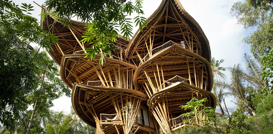 Green Village Bali - Giant Bamboo Houses