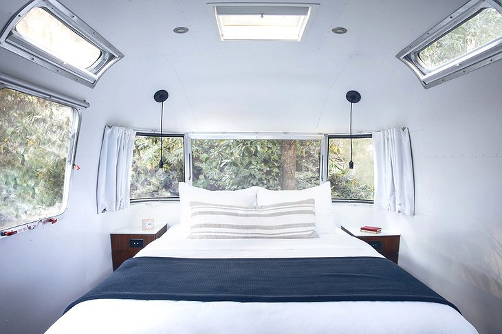 AutoCamp Russian River Airstream Suite Bedroom