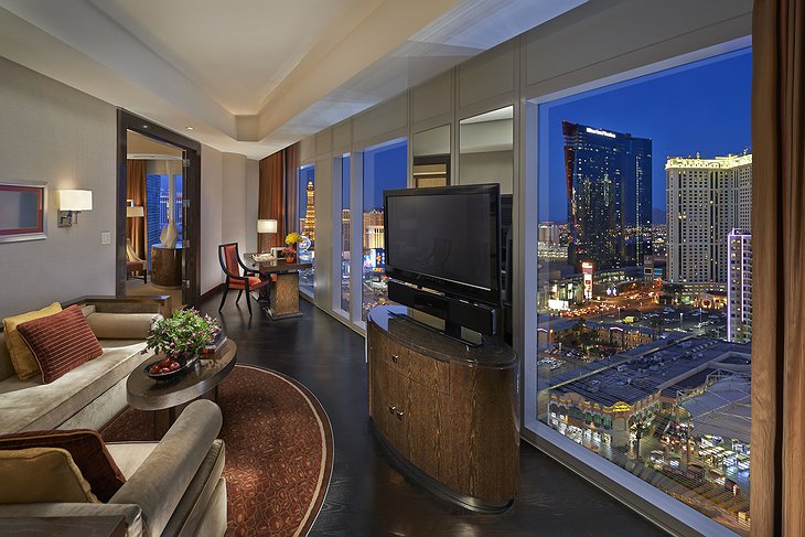 Mandarin Oriental Las Vegas Strip view