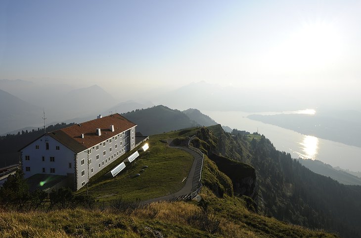 Rigi-Kulm Hotel from above