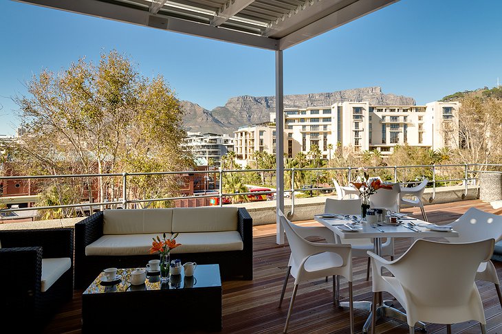 Protea Breakwater Lodge rooftop terrace