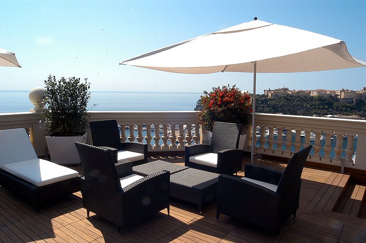 Hotel Hermitage Monte-Carlo balcony