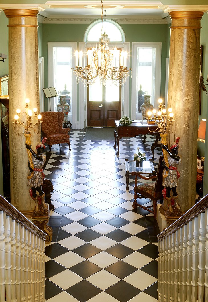 The Ballyseede Castle entrance interior