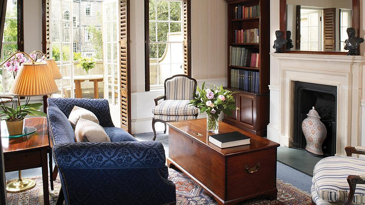 The Royal Crescent Hotel room with terrace