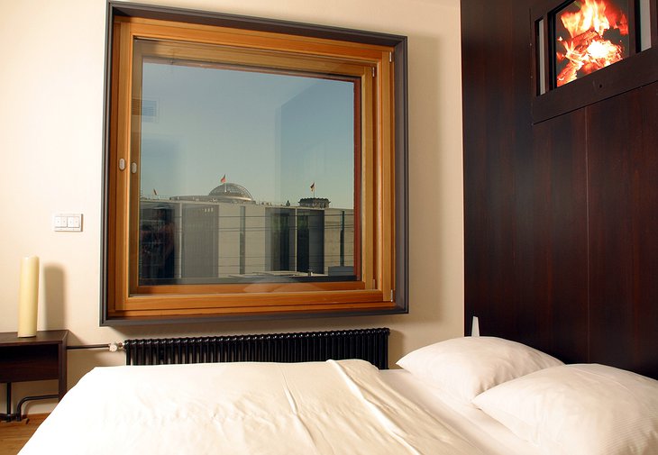 Window to the Reichstag building