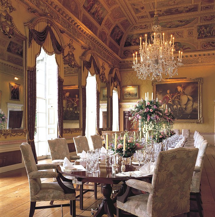 Brocket Hall lounge, traditional luxury