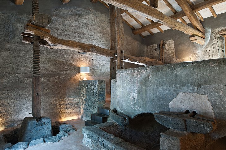 Monaci delle Terre Nere old winery equipment