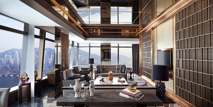 The Ritz-Carlton Suite living room