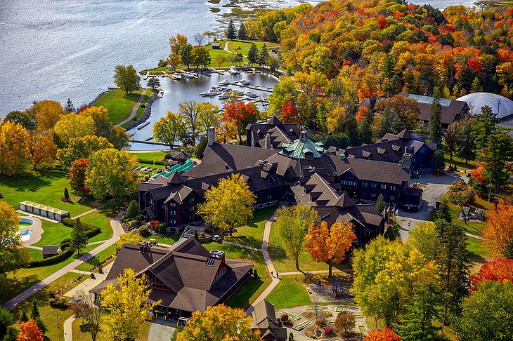 Fairmont Le Château Montebello Aerial