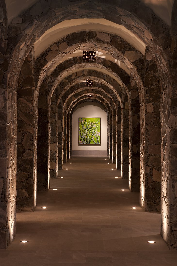 Arched hallway