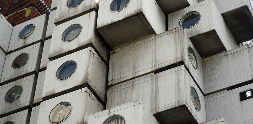 Nakagin Capsule Tower - Architectural Wonderland In Tokyo