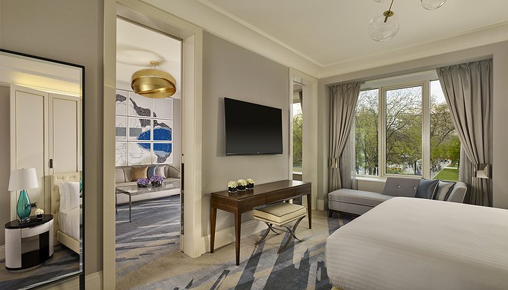 The Ritz-Carlton Hotel Budapest Junior Suite bedroom