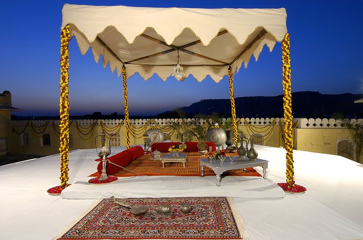 Jhanki Mahal rooftop terrace