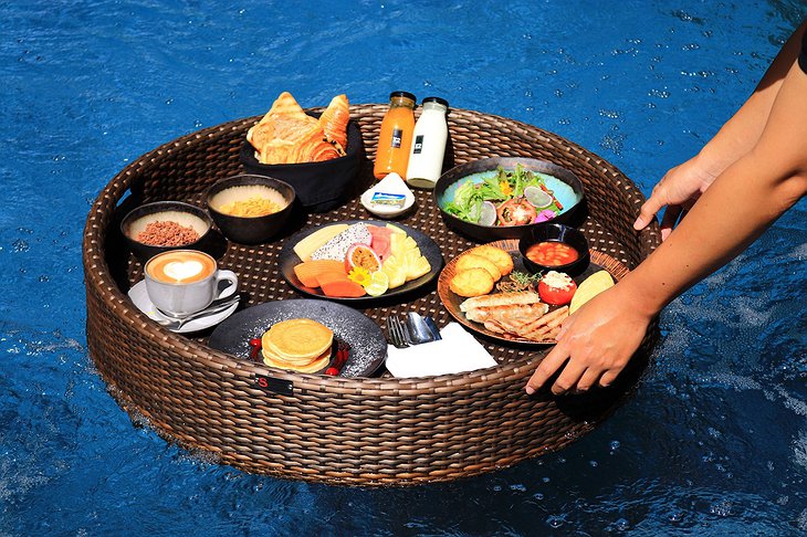 X2 Chiang Mai Riverside Resort Pool Food
