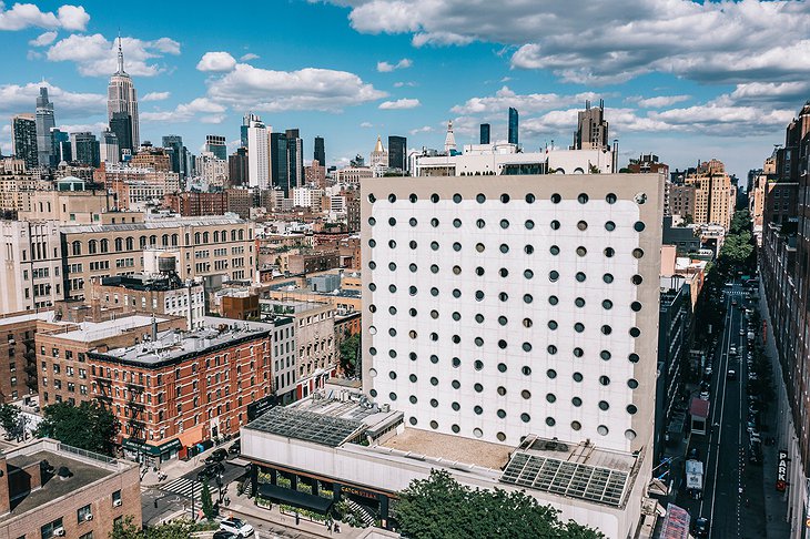 The Maritime Hotel's Modernist Building in New York