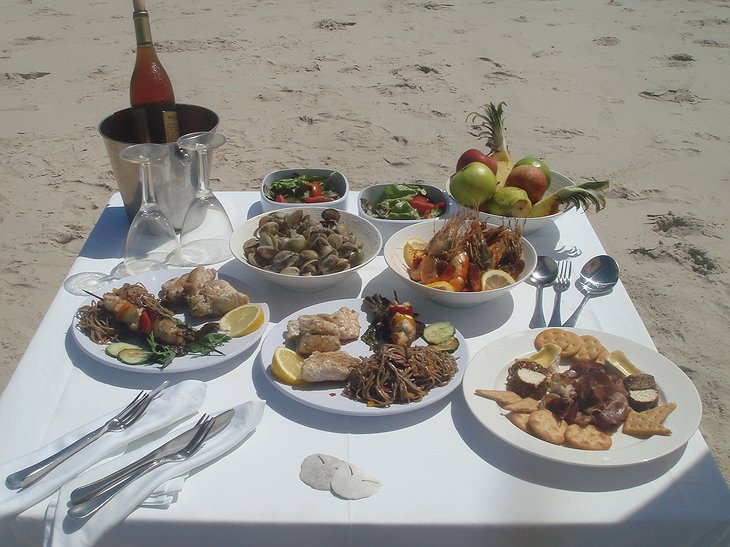 Picnic on the beach