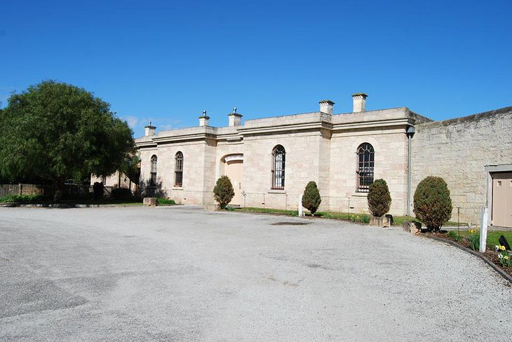 Old Mount Gambier Gaol hostel from the outside