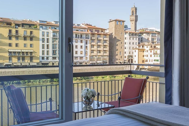 Hotel Lungarno Florence Balcony