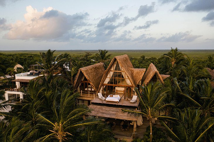 La Valise Tulum Hotel Aerial