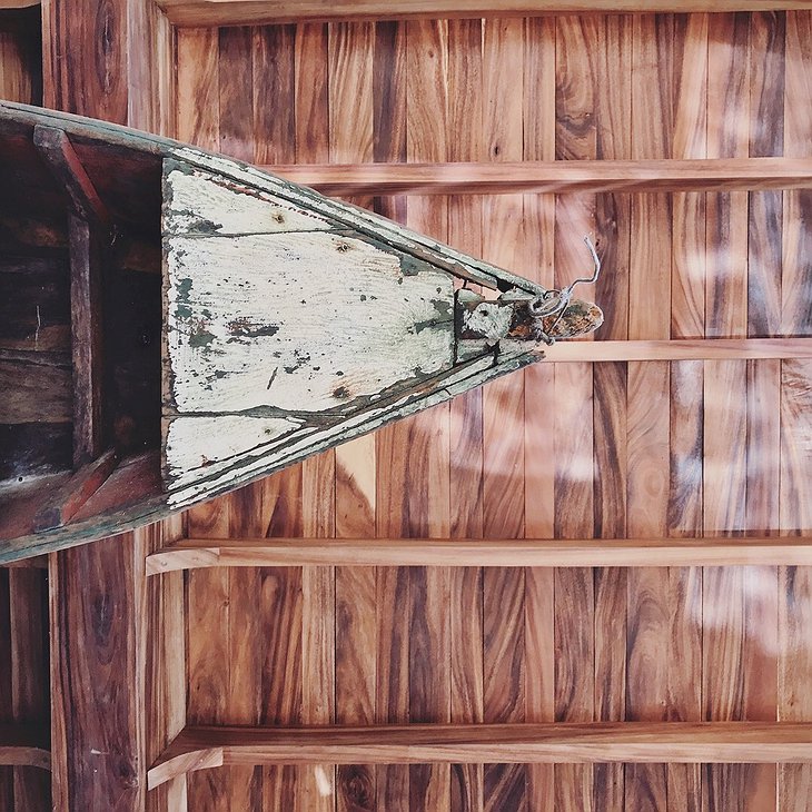 Boat dock art
