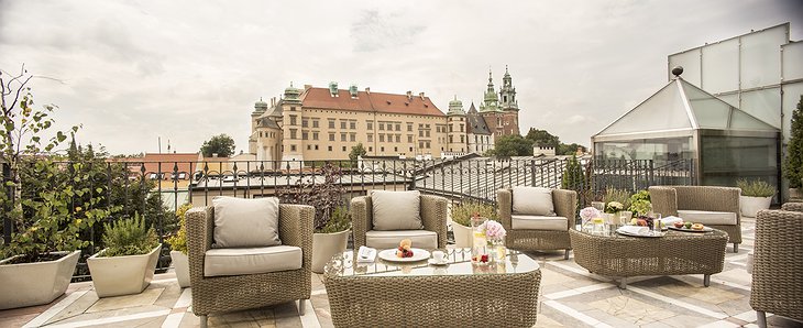 Hotel Copernicus Krakow rooftop terrace