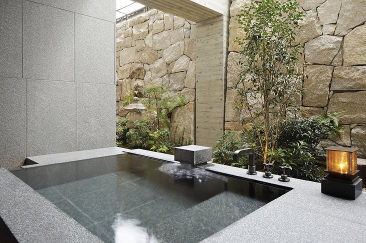 The Mitsui Kyoto Hotel Onsen Suite Outdoor Bath