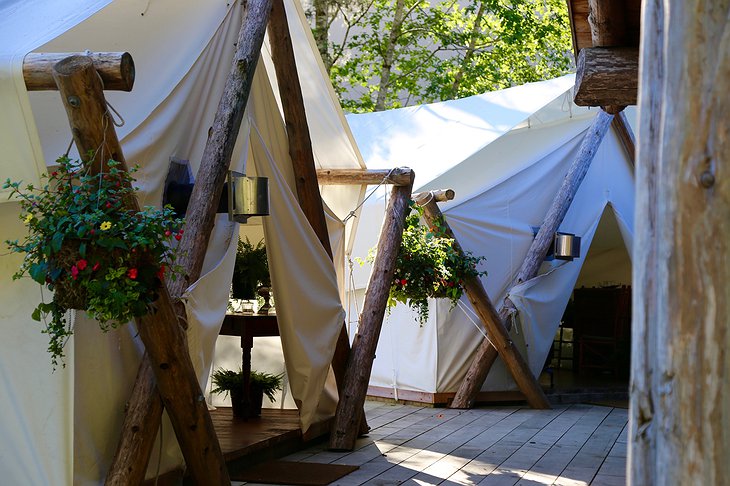 Clayoquot Wilderness Resort Dining Tents