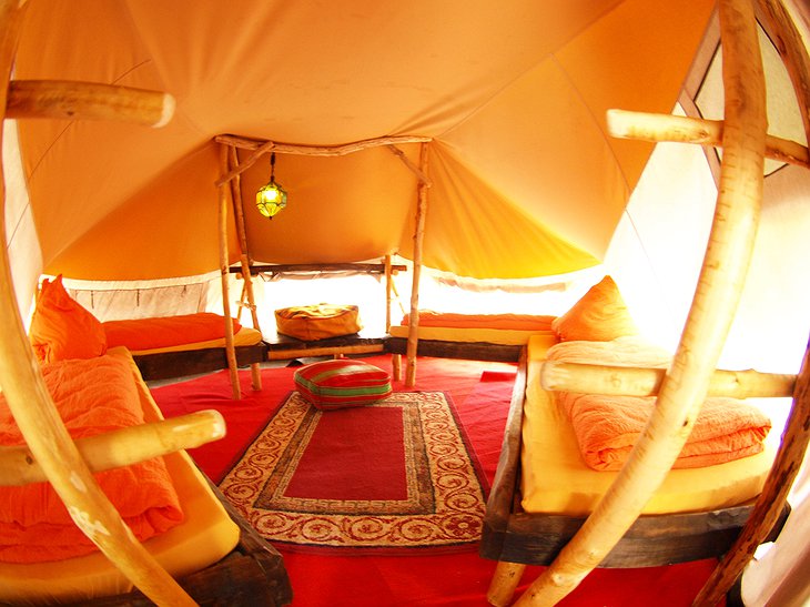 Baumhaushotel tent interior