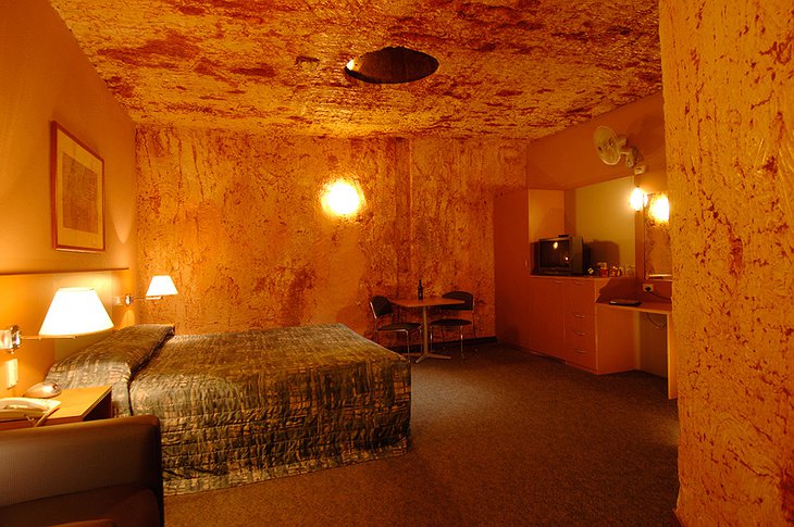 Desert Cave Hotel room