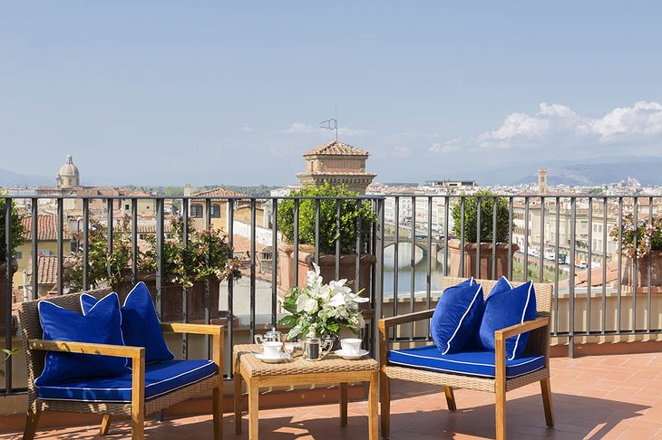 Hotel Lungarno Florence Rooftop Terrace