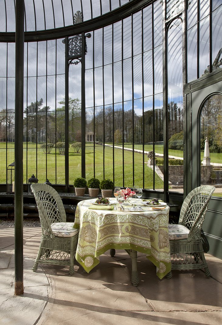 Ballyfin Hotel Conservatory