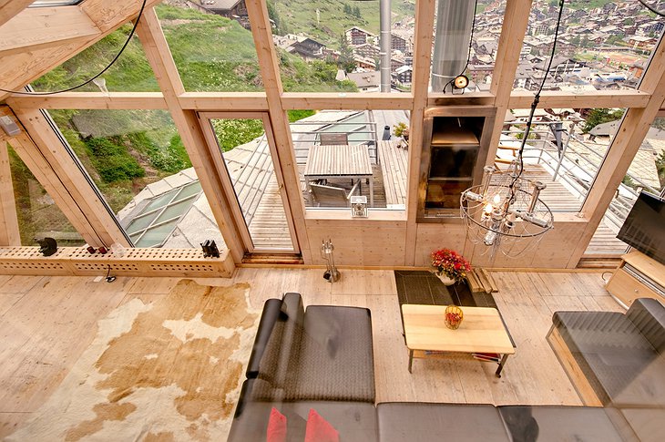 Heinz Julen Penthouse living room from above