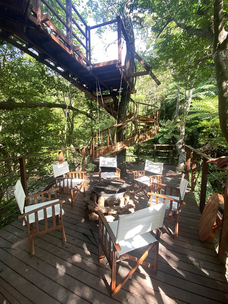 Treeful Treehouse Sustainable Resort Outdoor Jungle Dining