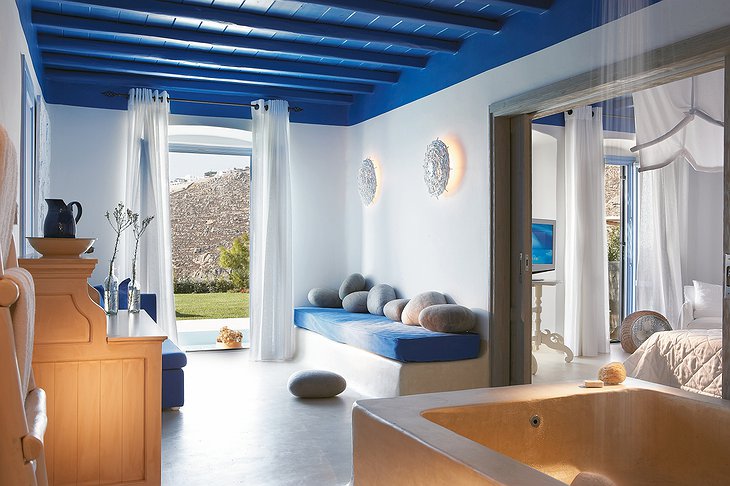 Mykonos Blu resort room