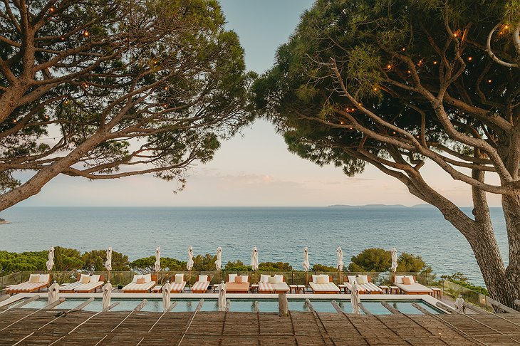 Lily of the Valley Hotel Outdoor Pool Overlooking The Mediterranean Sea