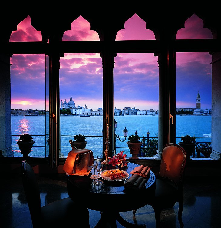 Venice romantic dinner at Belmond Hotel Cipriani