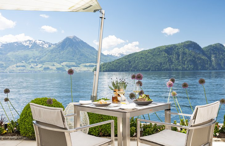 Park Hotel Vitznau Lake Lucerne View Dining