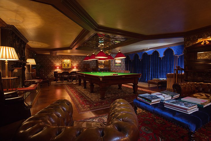 Ashford Castle Billiards room