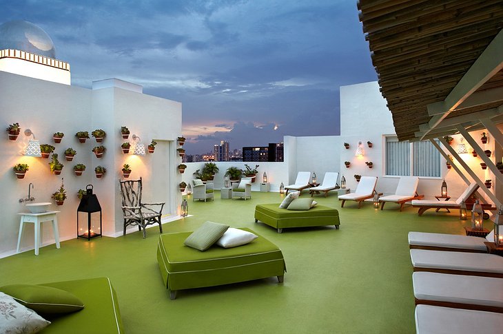 Delano Hotel rooftop terrace