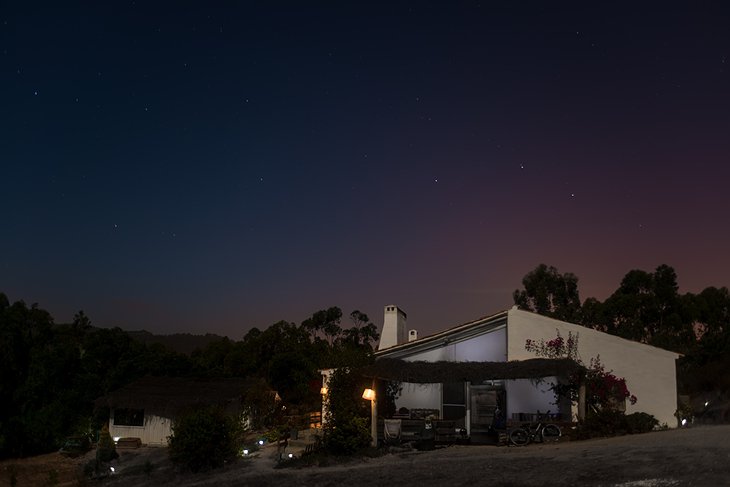 Eira house at night