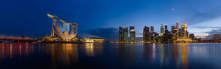 Marina Bay Sands panoramic view