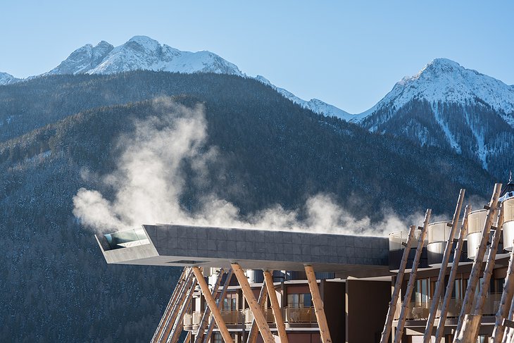 Alpin Panorama Hotel Hubertus Steaming Sky Pool