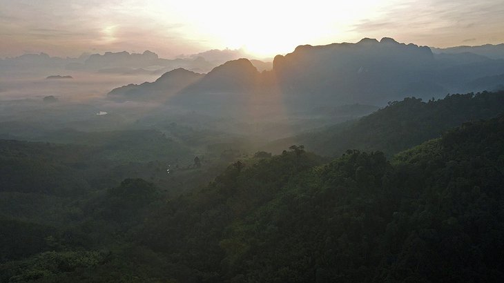 Khao Sok National Park Sunset