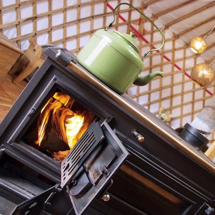 Texel Yurt woodburning stove