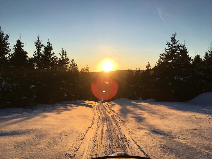 Quebec Snowmobile Ride