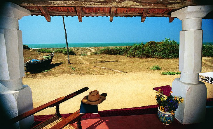 Beach house veranda